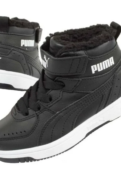 Zimní dětské zateplené boty Puma Eco Kožíšek