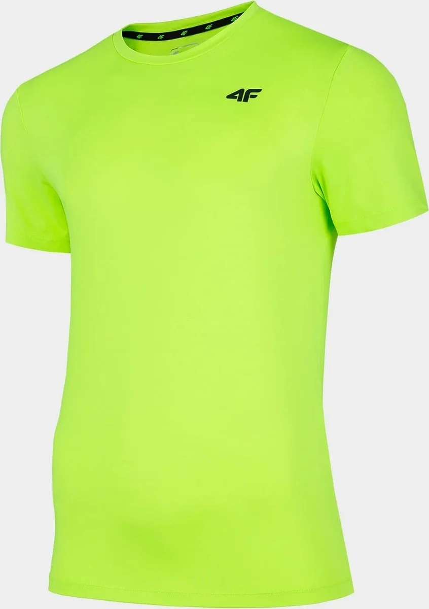 Pánské neonově zelené funkční tričko 4F TSMF002