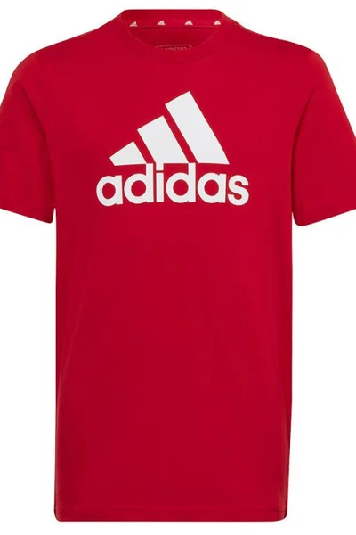 Dětské červené tričko Big Logo Adidas