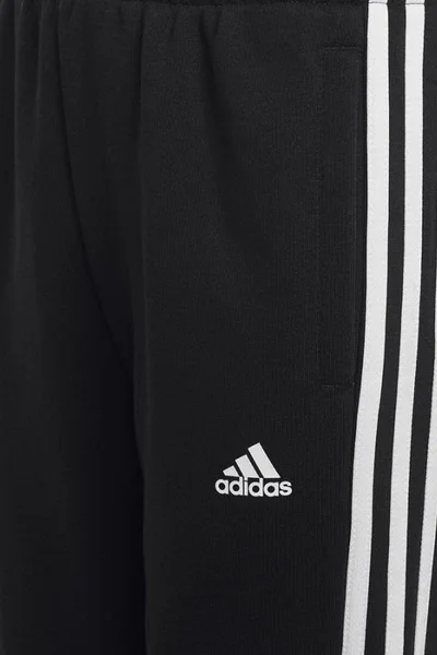 Juniorské tréninkové kalhoty Adidas s kontrastním lemováním