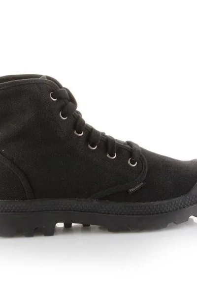 Černé pánské šněrovací boty Palladium Pampa Hi M 02352-060