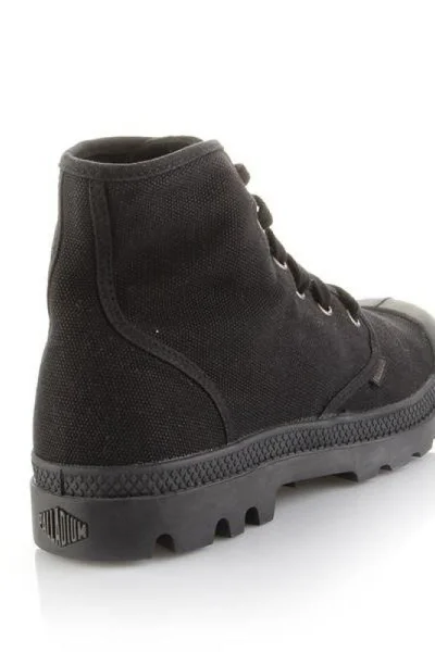 Černé pánské šněrovací boty Palladium Pampa Hi M 02352-060