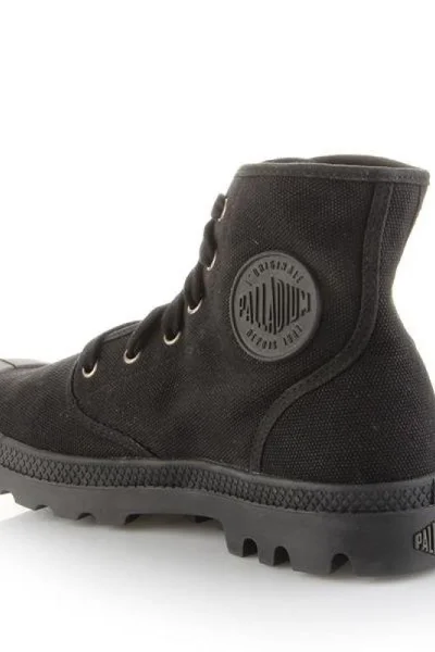 Černé pánské šněrovací boty Palladium Pampa Hi M 02352-060