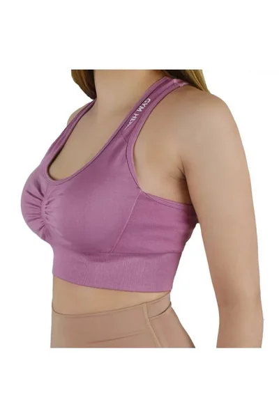 Tělová podprsenka GymHero Miami Cute Bra BASIC-MAUVE