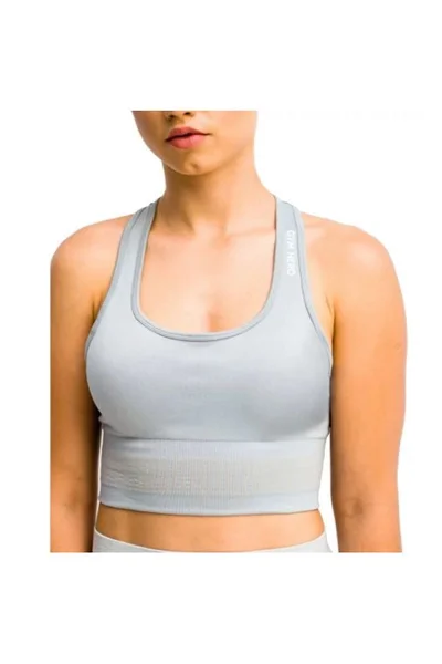 Sportovní podprsenka GymHero Stripes Bra Graphite - šedá