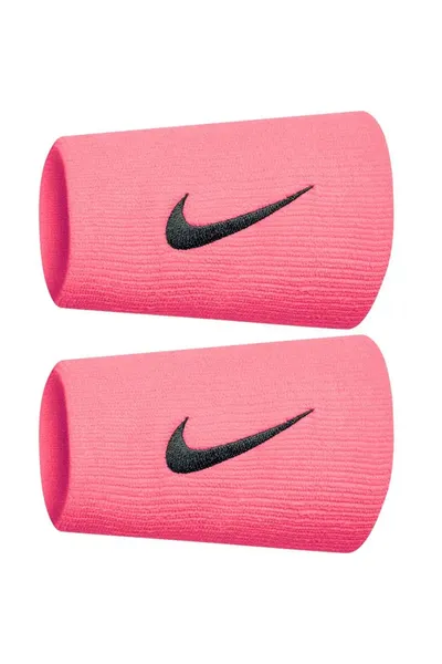 Tenisové potítka Nike Swoosh - růžová barva (2 ks)