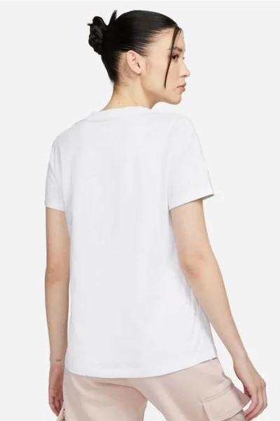 Bílé dámské tričko s potiskem Nike Sportswear W DN5878 063