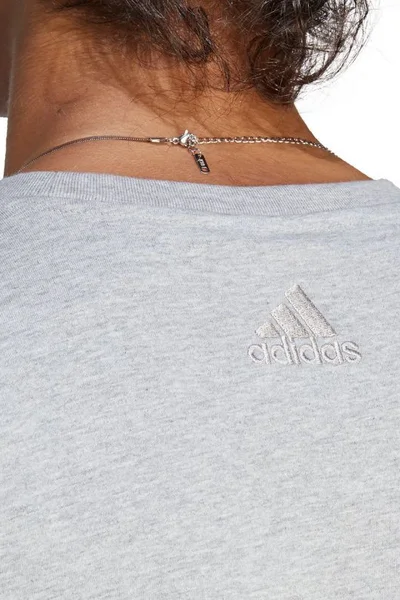 Adidas Pánské Tričko Essentials s 3 Pruhy - Šedé