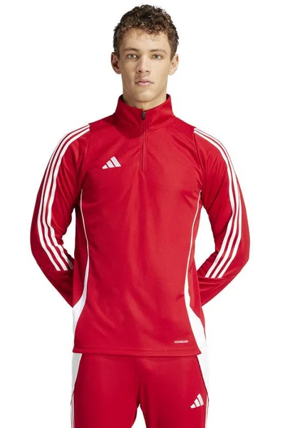 Adidas Pánská Tréninková Mikina Tiro Pro červená