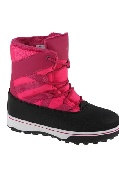 Růžové dětské zimní boty 4F