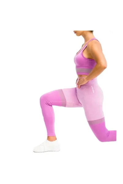 GymHero Dámské Gymnastické Legíny Stripes MAUVE