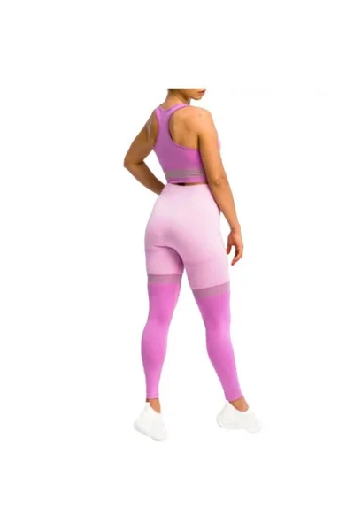 GymHero Dámské Gymnastické Legíny Stripes MAUVE