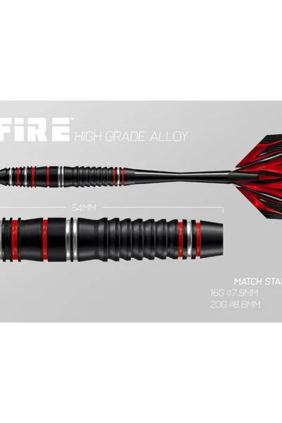 Šipky Harrows Fire High Grade Alloy Softip