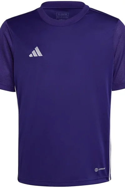 Adidas dětský dres Table Jr s krátkým rukávem fialový