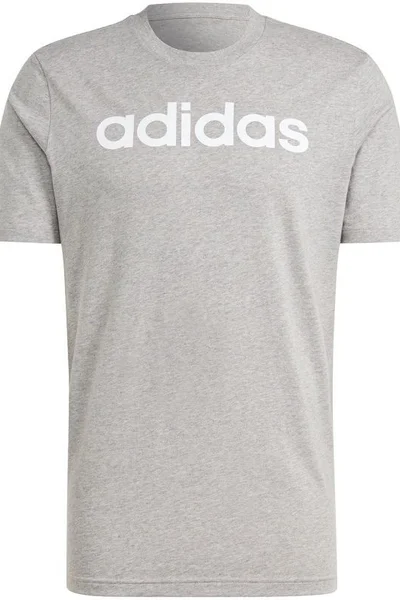 Adidas Pánské Triko Single Jersey Logo Tee Šedé