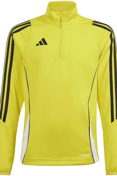 Junior adidas Tiro Training Top - žlutá fotbalová mikina