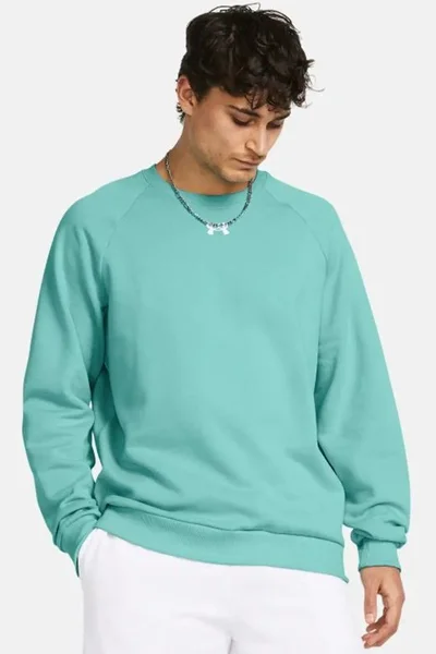 Pánská mikina Under Armour Fleece Crew máta