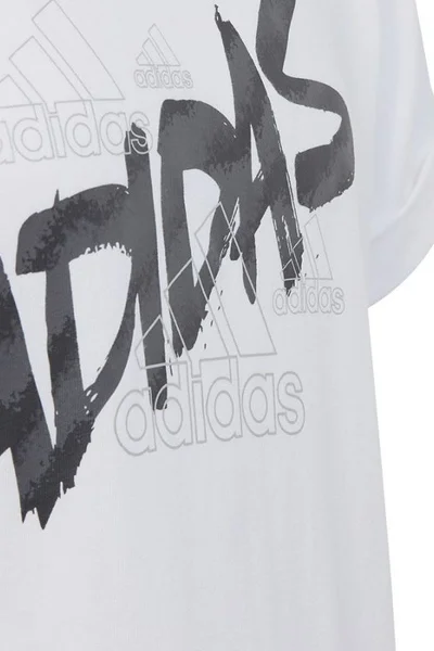 Dětské bílé tričko Adidas Dance Knotted Tee