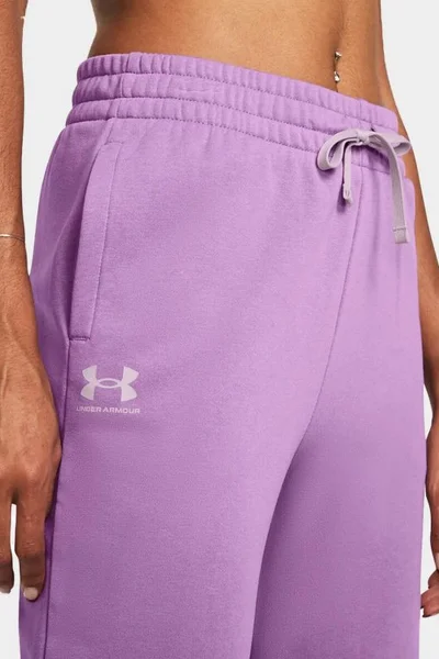 Under Armour dámské růžové teplákové kalhoty W