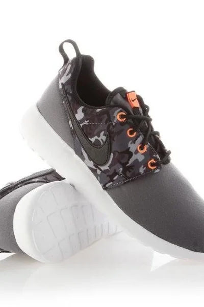 Šedé dětské tenisky Nike Roshe One Print Jr 677782-004