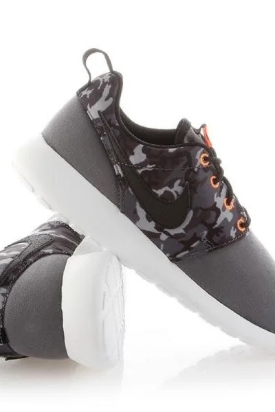 Šedé dětské tenisky Nike Roshe One Print Jr 677782-004