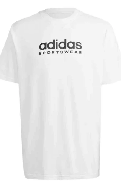 Adidas Pánské Tričko All SZN Graphic Tee M - bílá - volný střih