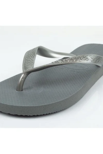 Letní dámské módní žabky Havaianas Steelgrey