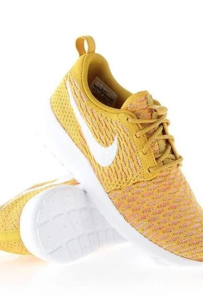 Oranžové dámské boty Nike Rosherun Flyknit W 704927-700