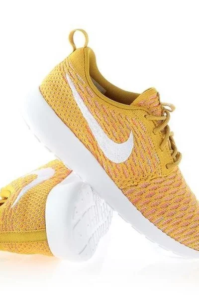 Oranžové dámské boty Nike Rosherun Flyknit W 704927-700