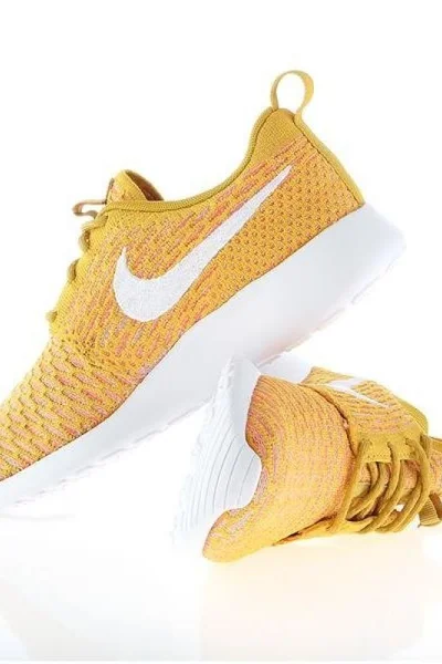 Oranžové dámské boty Nike Rosherun Flyknit W 704927-700