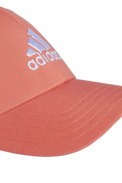 Adidas Oranžová Baseballová Kšiltovka s Logem a Patentkou