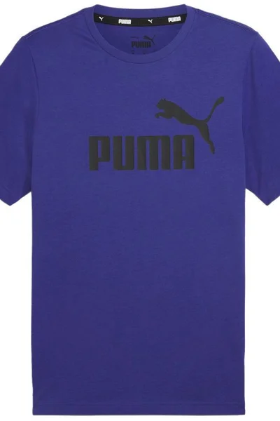 Pánské modré tričko Puma Essential Logo