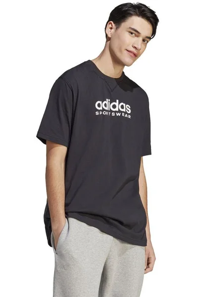 Adidas Pánské Tričko All SZN Graphic Tee s Velkým Nápisem