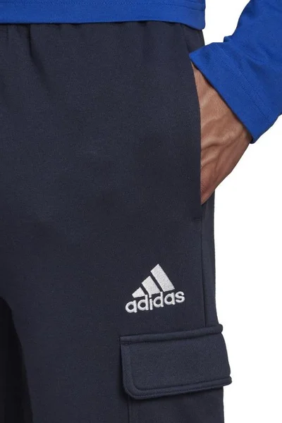 Adidas Essentials Fleece Regular Tapered Cargo kalhoty navy