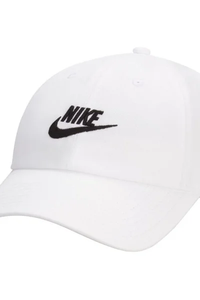 NIKE baseballová čepice s kšiltem - bílá - unisex - bavlna