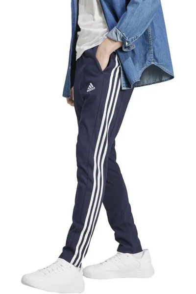 Kalhoty adidas Essentials s pruhy a otevřeným lemem