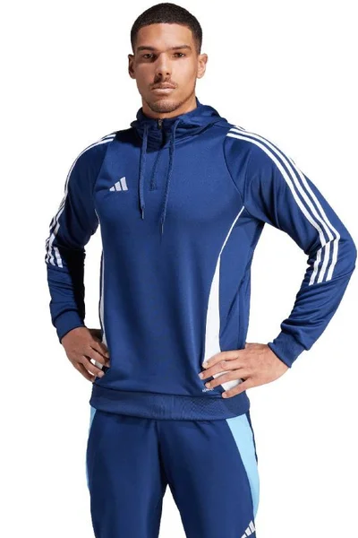 Pánská modrá mikina adidas Tiro 24 Training Hoodie