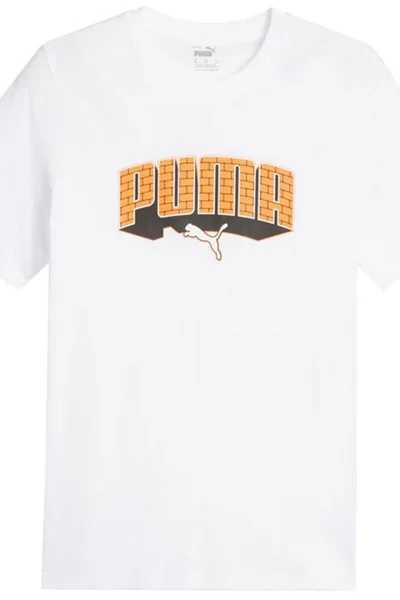 Pánské bílé tričko Graphics Hip Hop Tee  Puma
