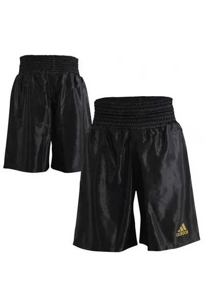 Černozlaté boxerské kraťasy Adidas Multiboxing Short
