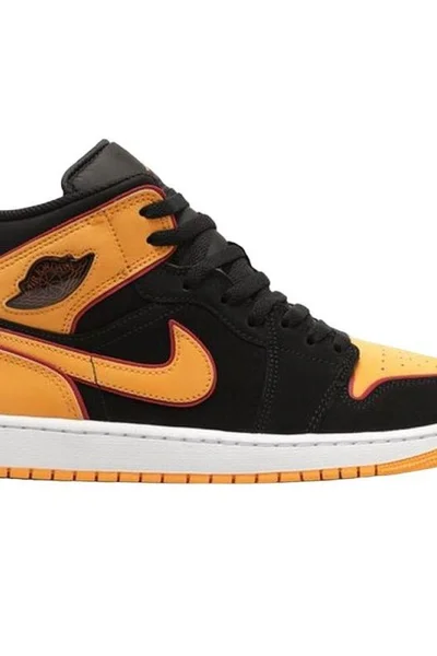 Jordan Air Jordan 1 MID SE M černé oranžové boty NIKE