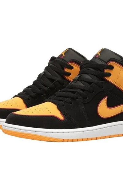 Jordan Air Jordan 1 MID SE M černé oranžové boty NIKE