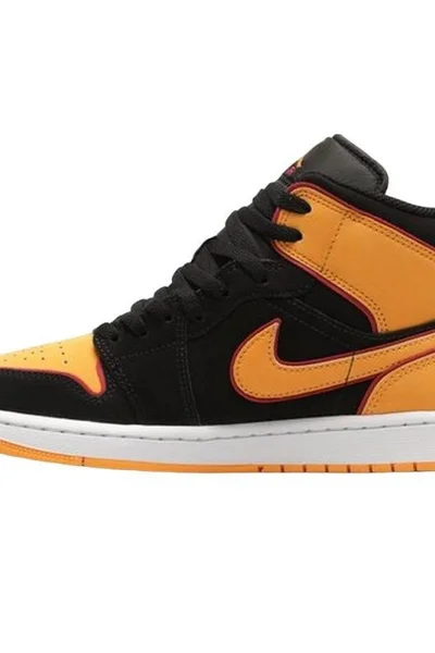 Jordan Air Jordan 1 MID SE M černé oranžové boty NIKE