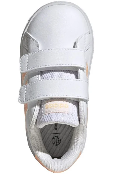 ADIDAS Grand Court CF Jr dětské tenisky na suchý zip