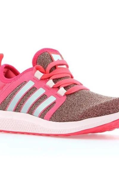 Růžové dámské boty Adidas Fresh Bounce W AQ7794