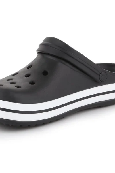 Lehké antibakteriální pantofle Crocs Crocband černé