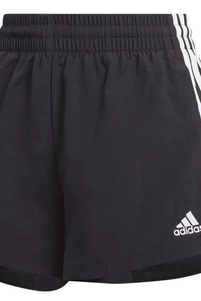 Šortky adidas Essentials s třemi pruhy - dámské - černé - recyklované