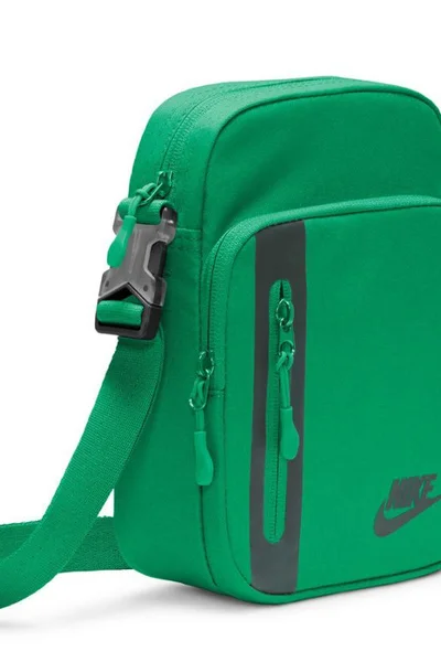 NIKE zelená premium taška s vnějšími kapsami na zip