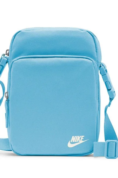 Crossbody taška Nike Heritage modrá s přihrádkami na zip