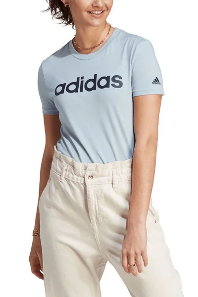 Adidas Dámské Tričko Slim Logo Tee S Krátkým Rukávem