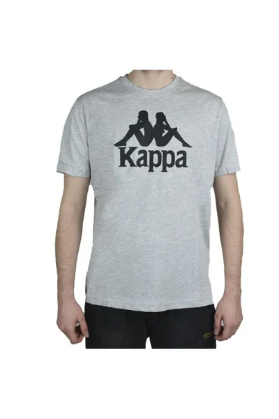 Šedé pánské tričko Kappa Caspar M 303910-903